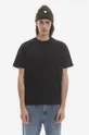 černá Bavlněné tričko Makia Pánský