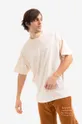 béžová Bavlnené tričko PLEASURES Pánsky