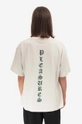 beige PLEASURES cotton T-shirt