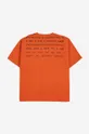 orange PLEASURES cotton T-shirt