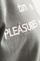 PLEASURES cotton T-shirt P22SP018 gray