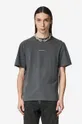 szary Han Kjøbenhavn t-shirt bawełniany Casual Tee Short Sleeve Męski