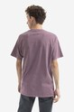 Odzież HUF t-shirt bawełniany Dyed T-Shirt TS01807 fioletowy