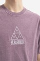 HUF t-shirt bawełniany Dyed T-Shirt fioletowy TS01807