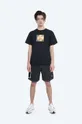 HUF t-shirt bawełniany Mix Box Logo T-Shirt czarny