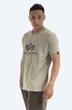 verde Alpha Industries tricou din bumbac Basic De bărbați