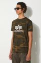Тениска Alpha Industries Basic зелен 100501C.239