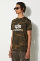 Alpha Industries tricou Basic verde 100501C.239
