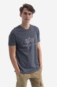Alpha Industries cotton T-shirt Basic regular gray 100501RP.613