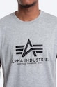 Alpha Industries t-shirt bawełniany Basic T-Shirt szary 100501.17