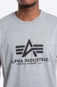 γκρί Βαμβακερό μπλουζάκι Alpha Industries Basic