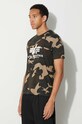 Alpha Industries cotton T-shirt Basic T-Shirt Camo green 100501C.408