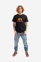 Бавовняна футболка Alpha Industries Basic 100501NP.477 чорний AA00