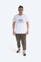 Alpha Industries t-shirt in cotone Reflective Print bianco