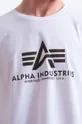 λευκό Βαμβακερό μπλουζάκι Alpha Industries Rainbow Reflective