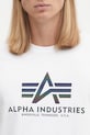 Alpha Industries cotton T-shirt Rainbow Reflective white 100501RR.09