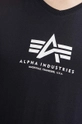 σκούρο μπλε Βαμβακερό μπλουζάκι Alpha Industries Basic