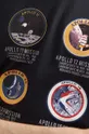 чорний Бавовняна футболка Alpha Industries Apollo Mission