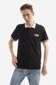Alpha Industries cotton polo shirt Contrast Polo cotton black 106601.03