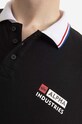 Alpha Industries cotton polo shirt Contrast Polo black 106601.03