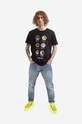 Alpha Industries t-shirt bawełniany Apollo Mission 106521.03 czarny AA00