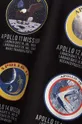 čierna Bavlnené tričko Alpha Industries Apollo Mission