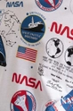 fehér Alpha Industries pamut póló x NASA