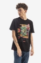 black Alpha Industries cotton T-shirt Alpha Industries x NASA Men’s