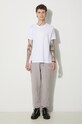 Βαμβακερό μπλουζάκι Alpha Industries Basic T Kryptonite 116521.09 λευκό AA00