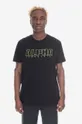 černá Bavlněné tričko Alpha Industries Embroidery Heavy Tee Pánský