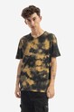 Alpha Industries tricou din bumbac Basic Tee Batik cu modele galben 116517.20