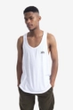 biela Bavlnené tričko Alpha Industries Basic Tank BB SL Pánsky