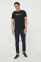 Alpha Industries t-shirt in cotone Label T nero