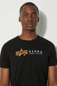 Alpha Industries t-shirt in cotone Label T 118502.03 nero