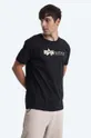 Alpha Industries t-shirt bawełniany  Label 100 % Bawełna