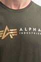 Alpha Industries cotton t-shirt green 118502FP.142
