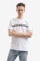 biały Alpha Industries t-shirt bawełniany  T Męski