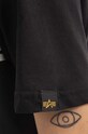 Alpha Industries t-shirt bawełniany T 126505.95 czarny