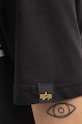 Alpha Industries cotton T-shirt Alpha Industries T 126505 95 126505.95 black