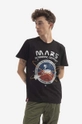 czarny Alpha Industries t-shirt bawełniany Męski