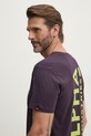 Alpha Industries cotton t-shirt Backprint T violet 128507.03
