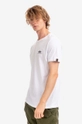 white Alpha Industries cotton T-shirt  Alpha Industries Backprint T 128507 09 Men’s