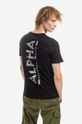 Bavlněné tričko Alpha Industries  100 % Bavlna