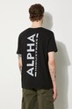 Clothing Alpha Industries cotton t-shirt 128507RP.285 black
