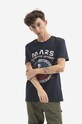Бавовняна футболка Alpha Industries Mission To Mars T 126531.07 темно-синій AA00