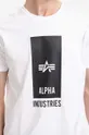 Хлопковая футболка Alpha Industries Block Logo T Мужской