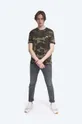 Alpha Industries tricou din bumbac Backprint T Camo verde