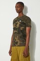Clothing Alpha Industries cotton T-shirt Backprint T Camo 128507C.239 green