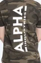 Памучна тениска Alpha Industries Backprint T Camo Чоловічий