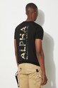Abbigliamento Alpha Industries t-shirt in cotone 128507CP.380 nero